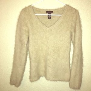 Cream Fuzzy Sweater